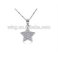 zinc alloy flower necklace